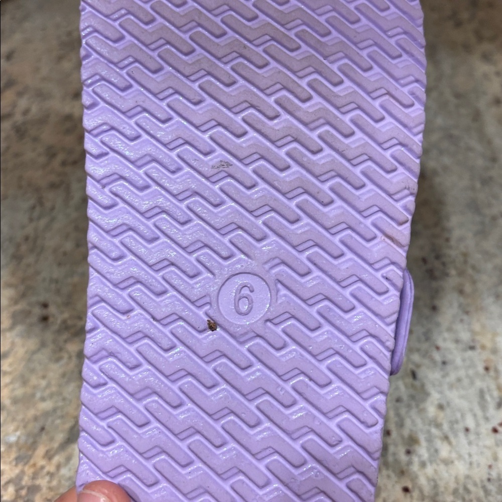 Womans Purple Sandals - Picture 9 of 11